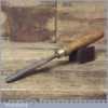 Vintage J Jowett Carpenter’s 5/8” Gouge Chisel - Sharpened Honed