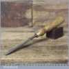 Vintage Carpenter’s Sheffield 3/8” Gouge Chisel - Sharpened Honed