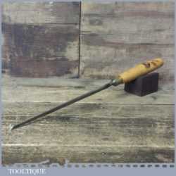 Vintage W Marples Carpenter’s 1/8” Bevel Edge Paring Chisel - Sharpened Honed