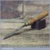 Vintage Brades & Co Carpenter’s 3/8” Bevel Edge Chisel - Sharpened Honed