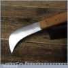 Vintage Cobblers Leatherworking Butt Knife Beechwood Handle