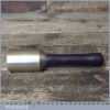Vintage Woodcarver’s Brass Mallet Rosewood Handle - Good Condition