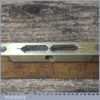 Vintage E Preston & Sons Boxwood Brass 6” Calibrated Spirit Level
