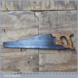Vintage W Tyzack & Turner Nonpareil Elephant 24” Cross Cut Panel Handsaw
