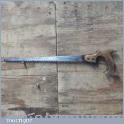 Vintage Highfield & Son Cross Cut 14” Keyhole Saw 5 TPI - Sharpened