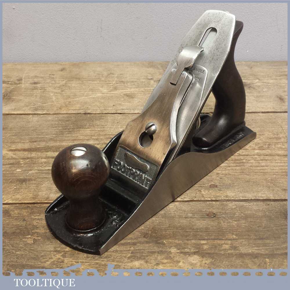 Vintage Footprint No: 4 Smoothing Plane - Old Woodworking Tool