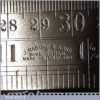 Vintage 24” J. Rabone & Sons No: 32 imperial and metric steel ruler