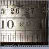 Vintage 24” J. Rabone & Sons No: 32 imperial and metric steel ruler