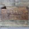 Scarce Vintage Farrier’s Wooden Nail Box By Mustad - Good Condition