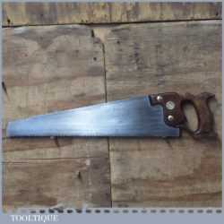 Vintage Spear & Jackson 18” Cross Cut Panel Handsaw 6 TPI - Sharpened