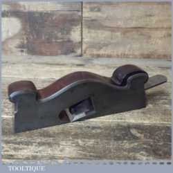 Quality Antique 1 ½” Steel Shoulder Plane Rosewood Wedge - Fully Refurbished