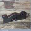 Quality Antique 1 ½” Steel Shoulder Plane Rosewood Wedge - Fully Refurbished