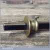 Rare Antique William Marples Brass Bodied Mortise Gauge - Calibrated Stem