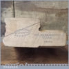 Antique Holmes & Hunter York ½” Square Ovolo Beechwood Moulding Plane