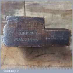Antique W Greenslade Bristol Beechwood Scotia Moulding Plane