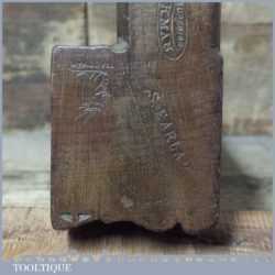 Antique Cox & Luckman Common Ogee Beechwood Moulding Plane