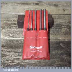 Vintage Set 5 Starrett USA No: S248 Drive Pin Punches - Good Condition