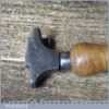 Vintage Shoemaker’s Leatherworking Long Beak Glazing Iron - Beechwood Handle