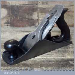 Vintage Stanley USA No: 4 ½ Wide Bodied Low Knob Smoothing Plane Original Iron