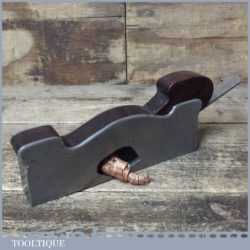 Unusual Vintage Alex Mathieson & Son Dovetailed Shoulder Plane - Rosewood Infill