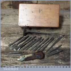 Very Rare Antique 19th Century Ultimatum Multi Tool Set - 16 Attachments