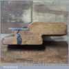 Antique 1/4” G Davis 1823-1872 Beechwood Grooving Plane