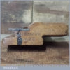 Antique 1/4” G Davis 1823-1872 Beechwood Grooving Plane