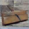 Vintage John Moseley Tongue Making Beechwood Moulding Plane