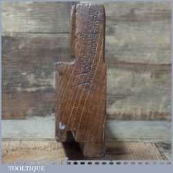 Vintage John Moseley Tongue Making Beechwood Moulding Plane