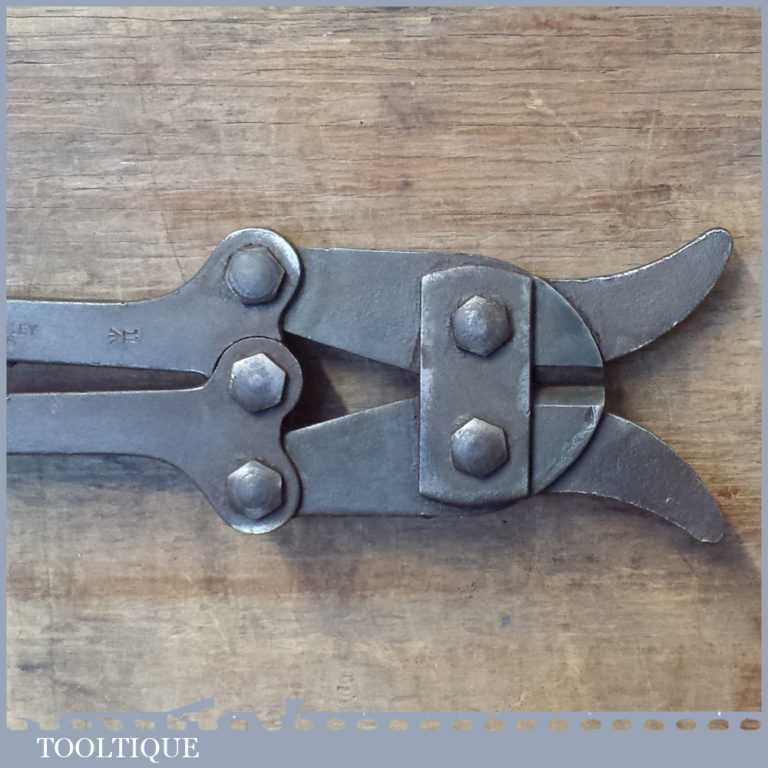 Antique Wolseley WW1 Barbed Wire Cutters Crowsfoot Broad Arrow 1916