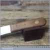 Vintage Cobblers Shoe Knife Beechwood Handle - Good Condition