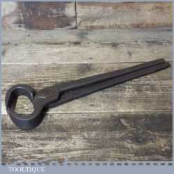 Antique Blacksmiths Handmade 15” Pincer Grips - Good Condition