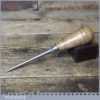 Vintage Leatherworking Beechwood Handled Awl - Good Condition