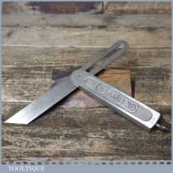 Vintage Stanley USA Cast Steel No: 18 Sliding Bevel PAT Date 7-14-08