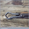 Antique Pair Of Blacksmiths 24” Square Tongs - Good Condition