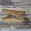 Vintage Rabone No: 1377 Boxwood Brass 24” Folding Ruler