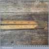 Vintage Rabone No: 1377 Boxwood Brass 24” Folding Ruler