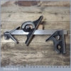 Vintage L.S.S. Co Starrett USA Steel Combination Square Protractor Centre Finder