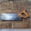 Vintage 12” Steel Back Tenon Saw 13 TPI - Sharpened Cross Cut