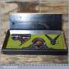 Vintage Boxed L.S.S. Starrett USA Steel Combination Square Protractor Centre Finder