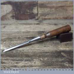 Vintage W Marples Carpenter’s 1/2” Heavy Duty Socketed Bevel Edge Chisel