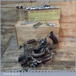 Vintage Boxed Stanley USA No: 55 Combination Plough Plane - Fully Refurbished