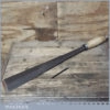 Magnificent Huge Vintage 3 ½” Wide Shipwrights Cast Steel Timber Framing Chisel