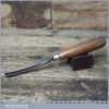 Vintage S.J. Addis 3/8” Curved Wood Carving V Parting Chisel - Sharpened Honed