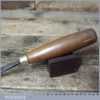 Vintage S.J. Addis 3/8” Curved Wood Carving V Parting Chisel - Sharpened Honed