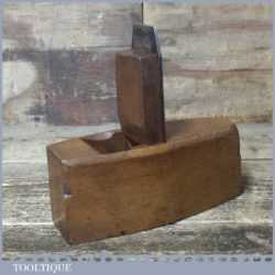 Antique Buck 1838-1930 Beechwood Toothing Plane - Good Condition Lapped Flat