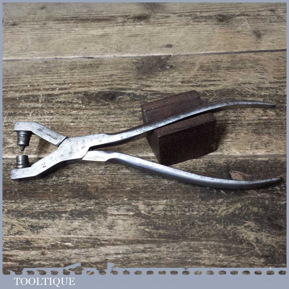 Vintage George Barnsley No: 2 Eyelet Closing Pliers - Good Condition