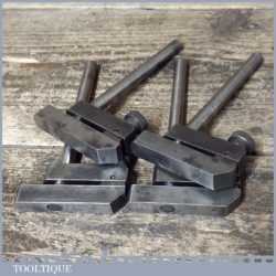Unusual Set 4 No: W M F Engineering Tool Maker’s Clamps - Good Condition