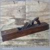 Antique 22” Beechwood Trying Plane - Lapped Flat Ready For Use