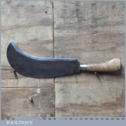 Vintage WW2 Era Isaac Nash Billhook Broad Arrow 1940 - Sharpened Honed